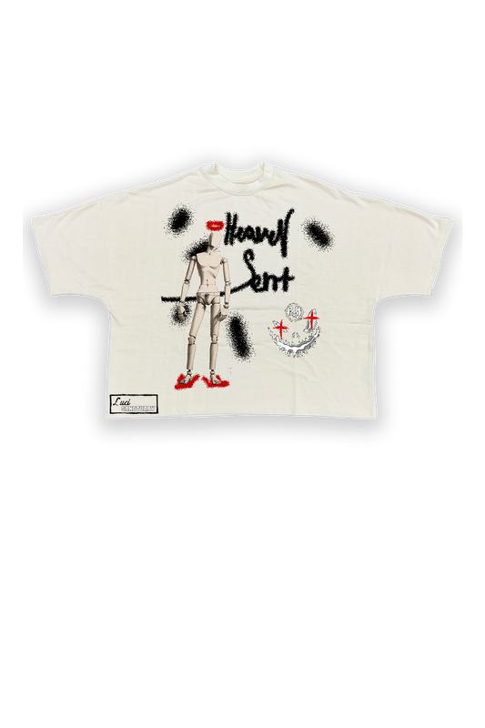 HS Abstract Cropped Tee